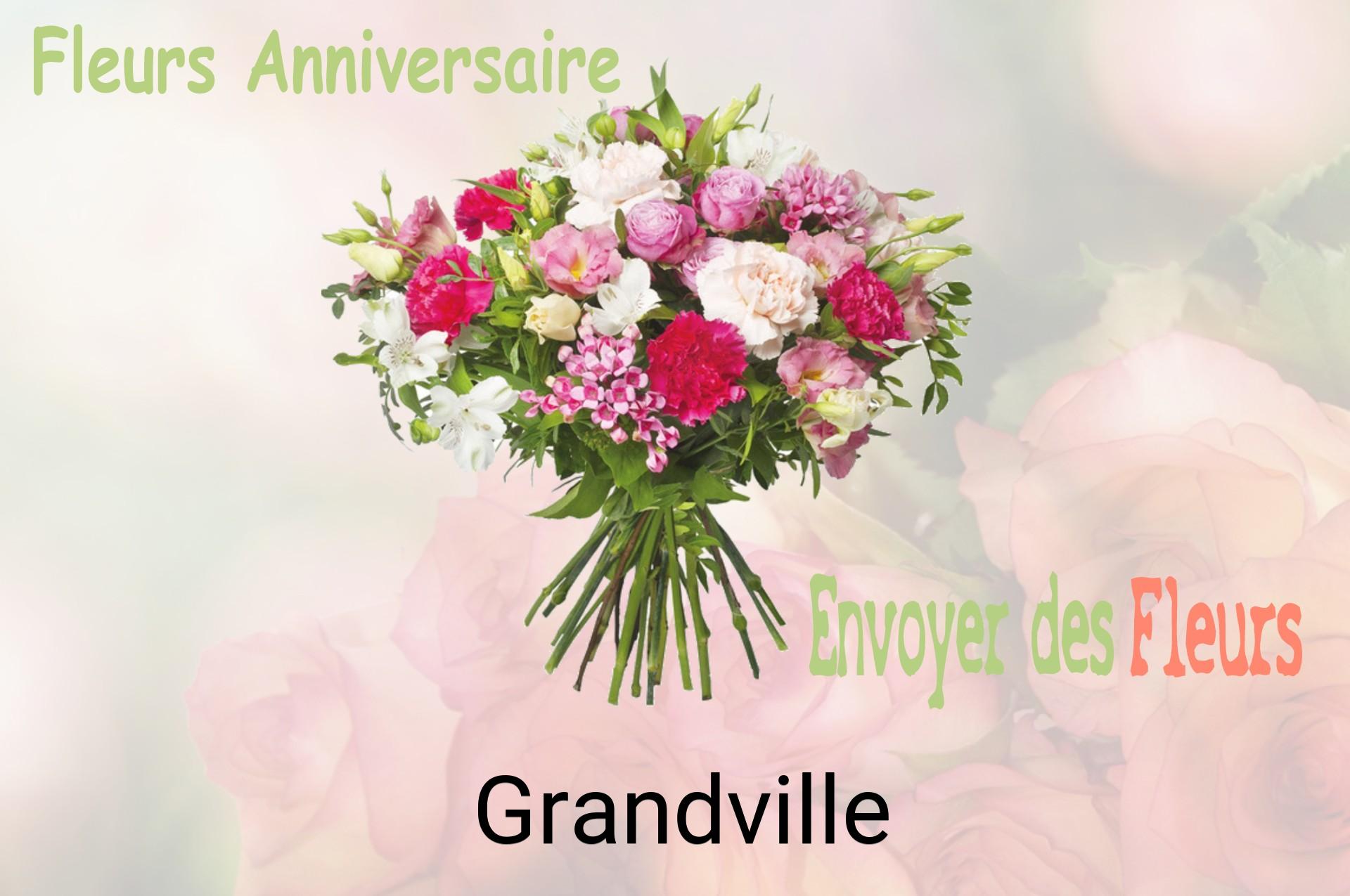 Bouquet de fleurs d’anniversaire livré à Grandville